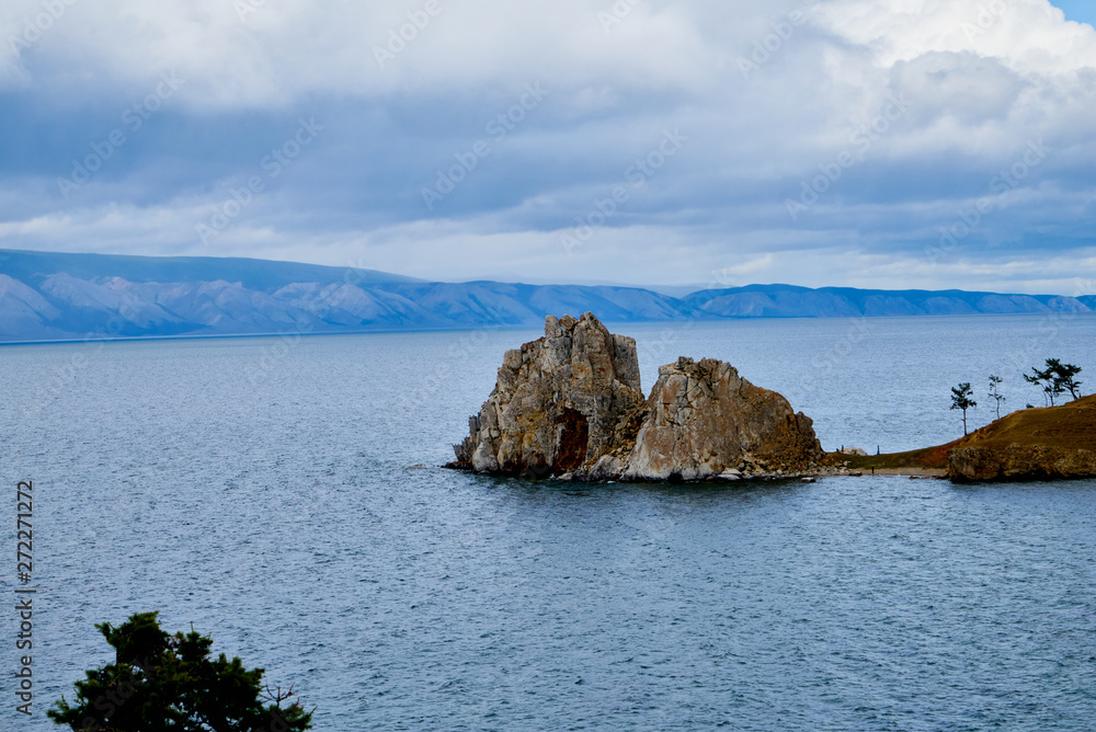 Shaman Rock at Lake Baikal