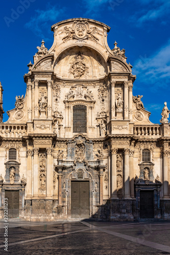 Cathedral Church of Saint Mary in Murcia, Spain.