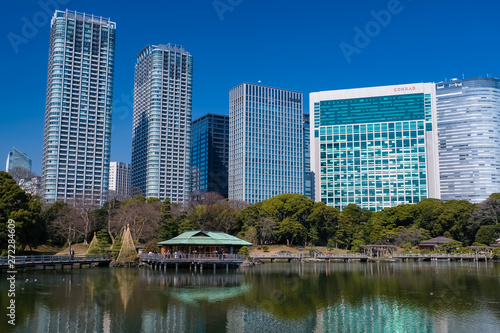 浜離宮恩賜庭園 潮入の池