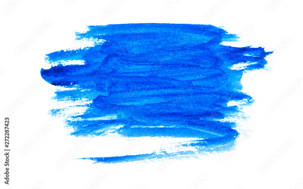 Blue abstract background in watercolor style Blue abstract background in watercolor style
