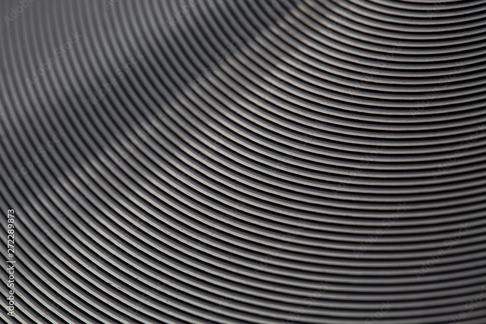 Abstract macro of the bottom of new frying pan Abstract macro of the bottom of new frying pan