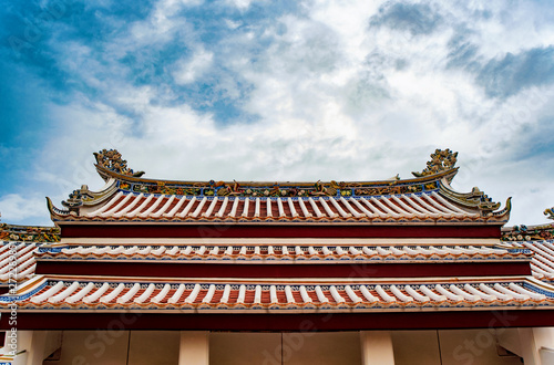 Chinese temple roof, traditional Chinese culture