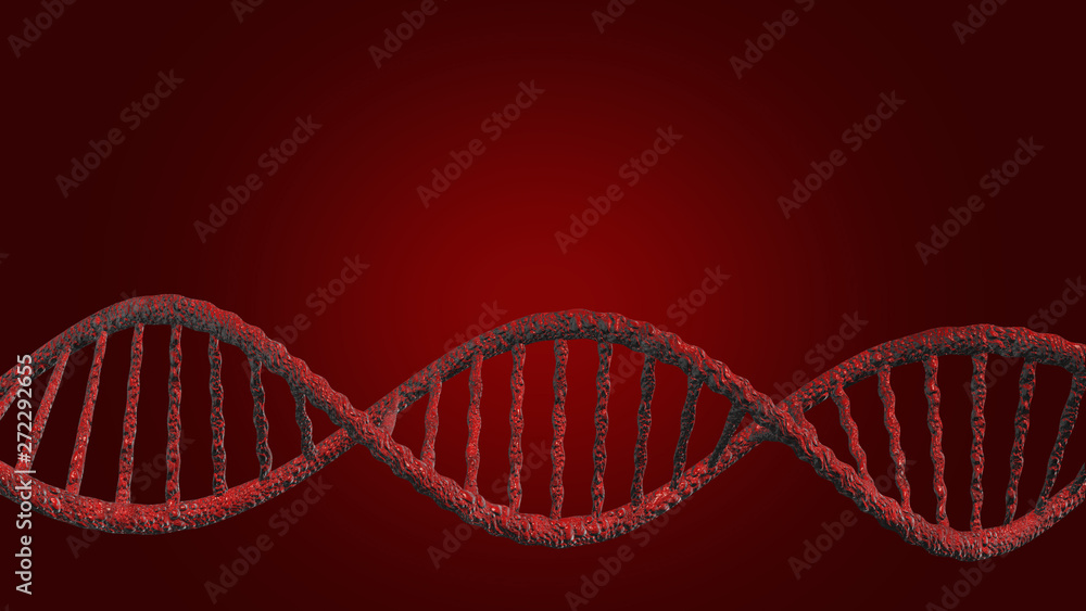 DNA vector, red line, red background