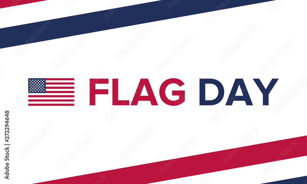 National Flag Day in United States. Holiday celebrated annual June 14 in USA. Patriotic style design with american flag. Poster, greeting card, banner and background. Vector illustration National Flag Day in United States. Holiday celebrated annual June 14 in USA. Patriotic style design with american flag. Poster, greeting card, banner and background. Vector illustration