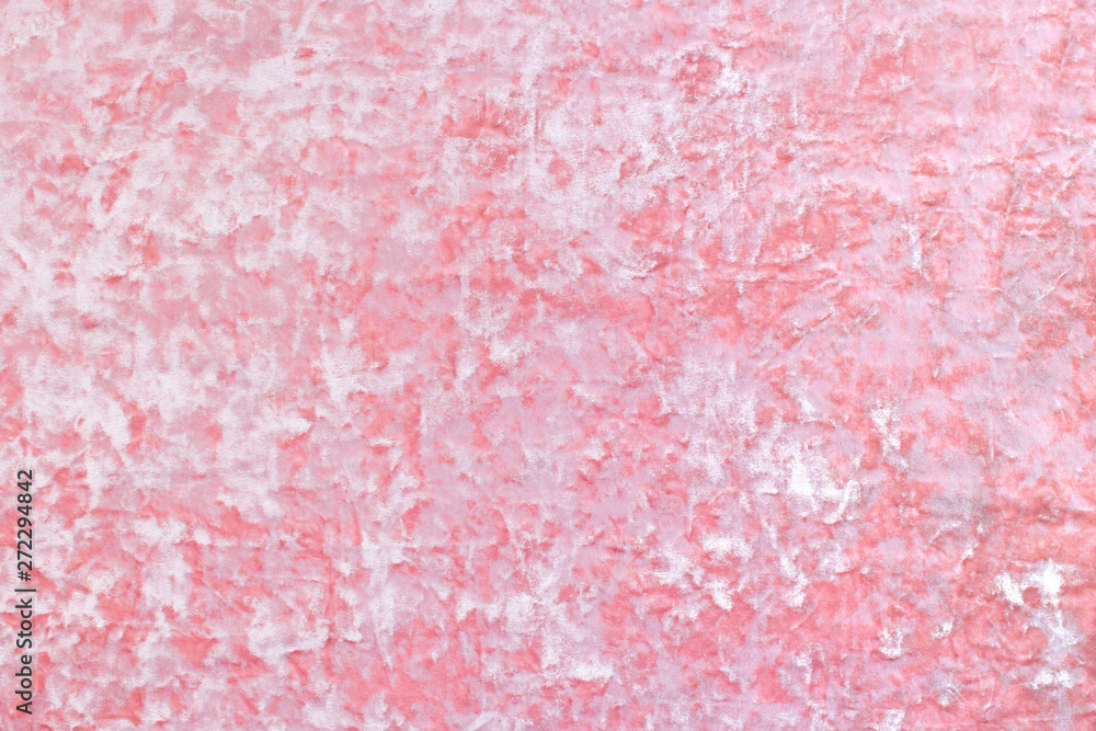 Velvet texture pink pastel color background. Expensive