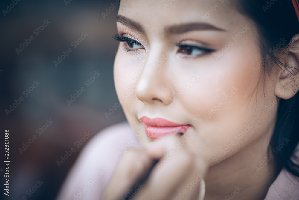 Portrait of a beautiful asian woman smiling Portrait of a beautiful asian woman smiling