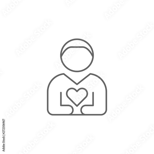 loyality friendship outline icon. Elements of friendship line icon. Signs, symbols and vectors can be used for web, logo, mobile app, UI, UX