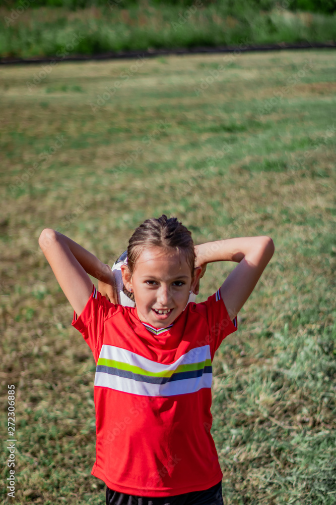 Little girl playing Little girl playing