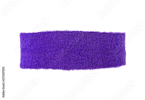 Training headband isolated on a white background. Violet color.