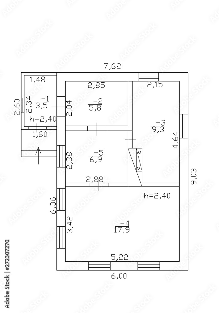 2d Floor Plan Black white Floor Plan Floorplan Stock Illustration 2d-floor-plan-black-white-floor-plan-floorplan-stock-illustration