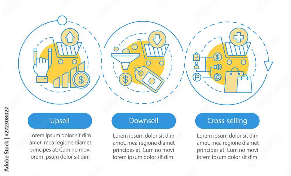 Sales methods vector infographic template Sales methods vector infographic template