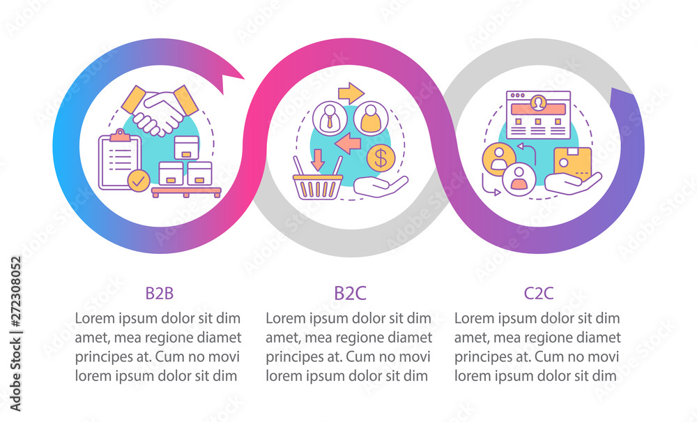 Business marketing vector infographic template Business marketing vector infographic template
