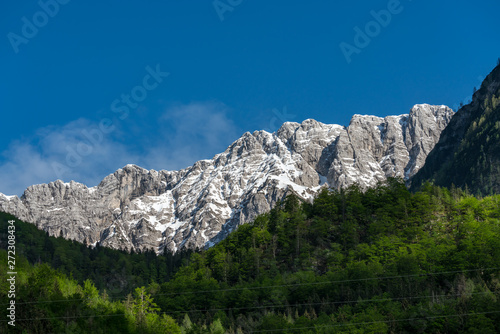 Mountain Veliko Spicje at the Soca Valley in Slovenia photo