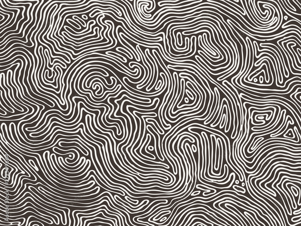 Vector monochrome pattern, curved lines, black and white grunge background Vector monochrome pattern, curved lines, black and white grunge background