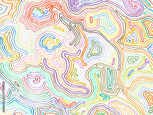 Wallpaper Mural Vector color pattern, curved lines, black and white grunge background Torontodigital.ca