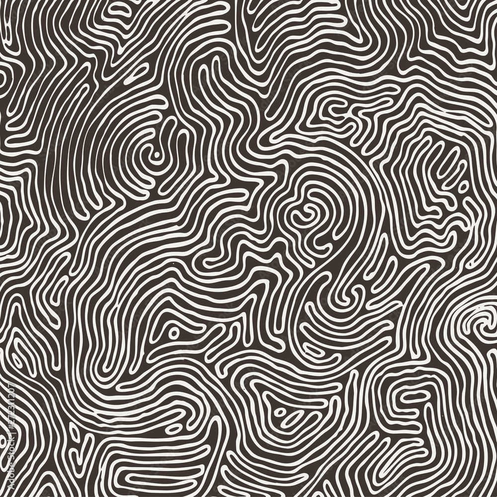 Vector monochrome pattern, curved lines, black and white grunge background Vector monochrome pattern, curved lines, black and white grunge background