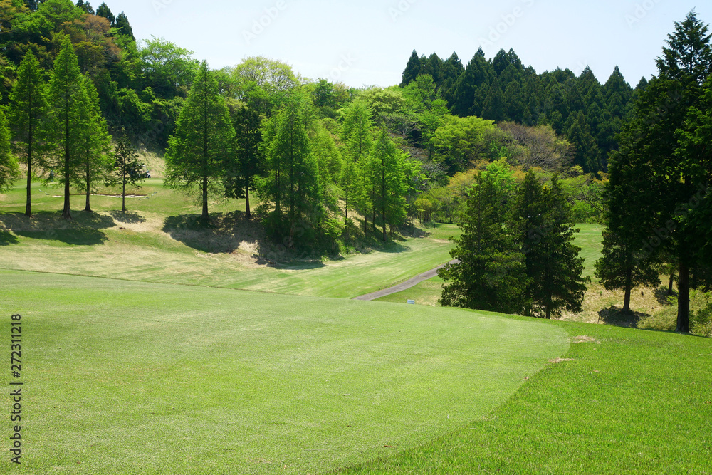Naklejka premium ゴルフコース
