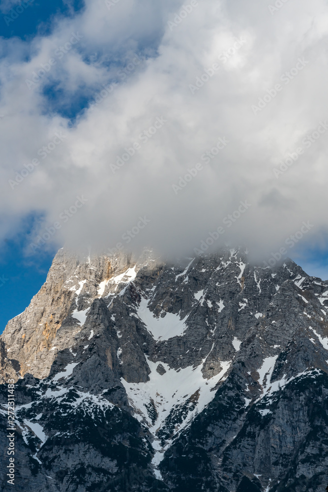 Mountain at the Julian Alps in Slovenia near Trenta 