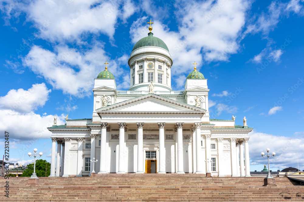 Helsinki Cathedral on Senate Square, Finland