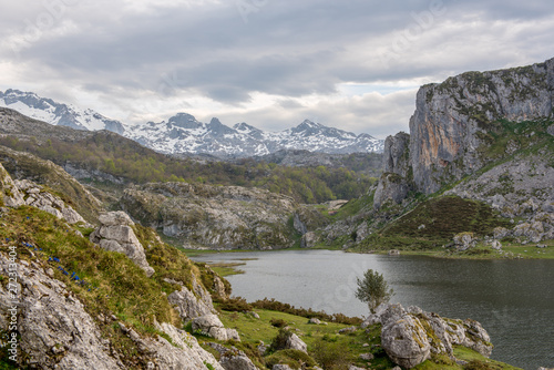 Covadonga Lakes in Picos de Europa National Park, Asturias, Spain © martinscphoto
