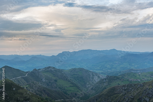 Covadonga Lakes in Picos de Europa National Park, Asturias, Spain