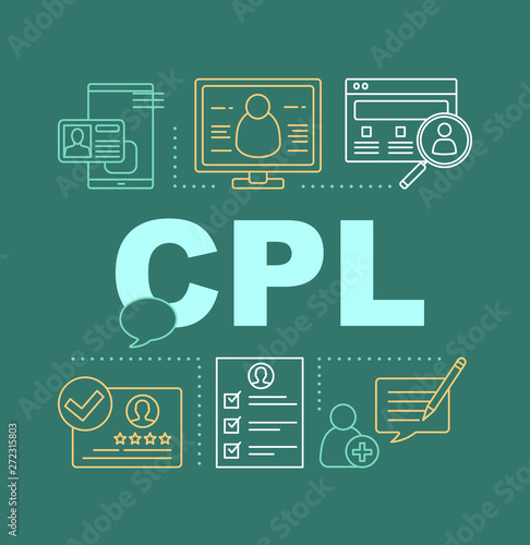 Customer loyalty program word concepts banner