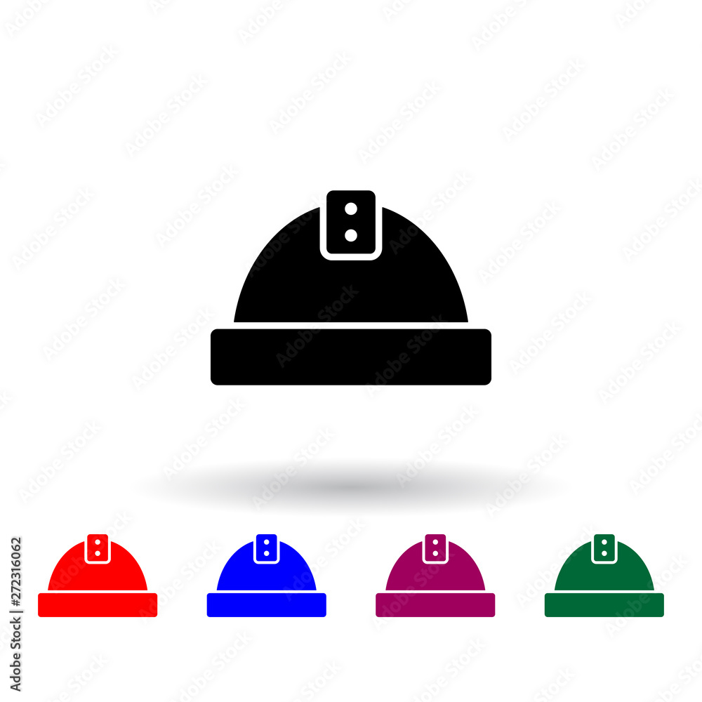 engineer's helmet multi color icon. Elements of engineering set. Simple icon for websites, web design, mobile app, info graphics engineer's helmet multi color icon. Elements of engineering set. Simple icon for websites, web design, mobile app, info graphics