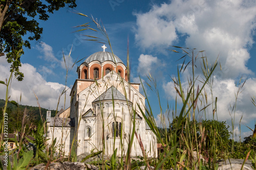 The Studenica Monastery was established in the late 12th century by Stefan Nemanja, founder of the medieval Serb state, shortly after his abdication. It is the largest and richest of Serbia's Orthodox photo