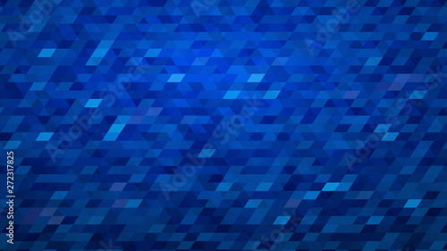 Abstract colorful gradient mosaic background in blue colors