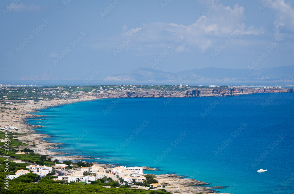 Bay in Formentera