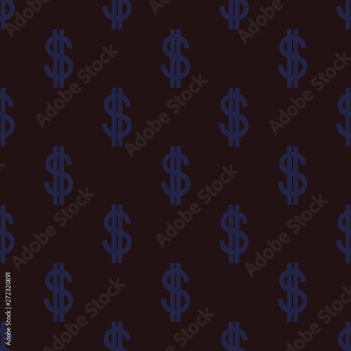 Dollar seamless pattern. Ve...