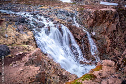 Teriberka  The North of Russia  northern waterfalls