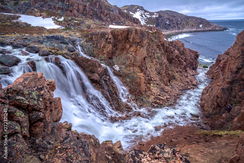 Teriberka, The North of Russia, northern waterfalls