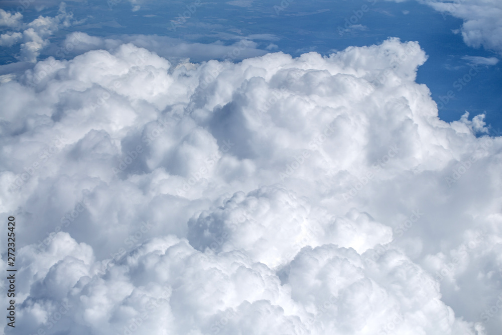 view of the of the beautiful cumulus clouds from the window airplane view of the of the beautiful cumulus clouds from the window airplane