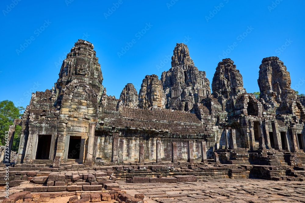 temple in the archeological complex of angkor wat