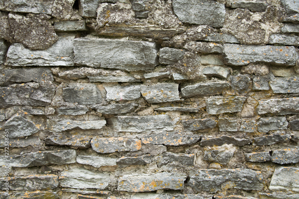 wall of large stones. The texture of the stone. wall of large stones. The texture of the stone.