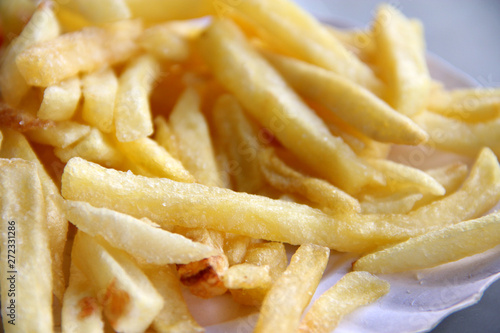 french fries close up