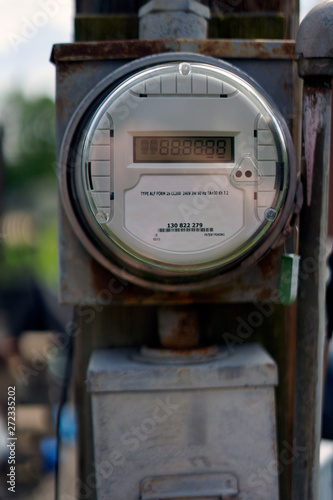 Electric meter service with new digital meter