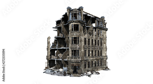 Картината върху платно Building ruins