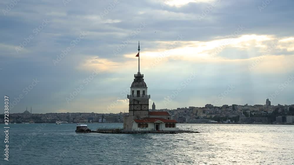 Maiden Tower is sign and symbol of Istanbul Maiden Tower is sign and symbol of Istanbul