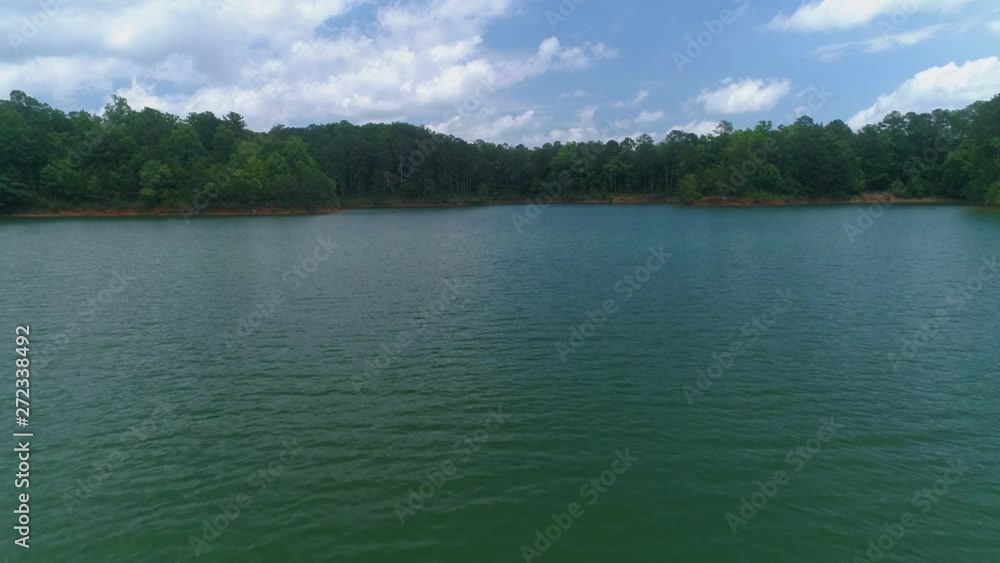 Picturesque Mountain Lake Surface, Aerial Movement Picturesque Mountain Lake Surface, Aerial Movement
