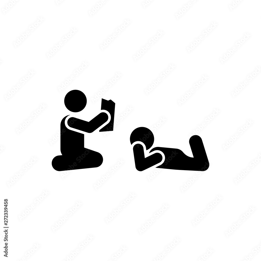 Boy, lie, book, read, father icon. Element of children pictogram. Premium quality graphic design icon. Signs and symbols collection icon Boy, lie, book, read, father icon. Element of children pictogram. Premium quality graphic design icon. Signs and symbols collection icon