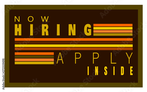 Retro now hiring jobs sign