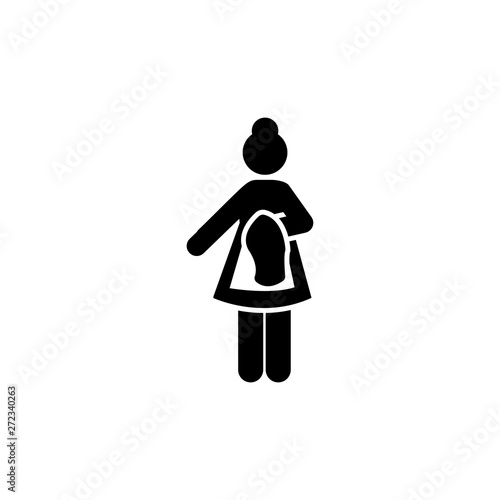 Human picots, hotel, girl, cleaner icon. Element of hotel pictogram icon. Premium quality graphic design icon. Signs and symbols collection icon