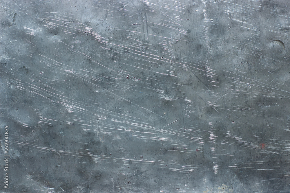 Crumpled metal texture, worn steel plate template