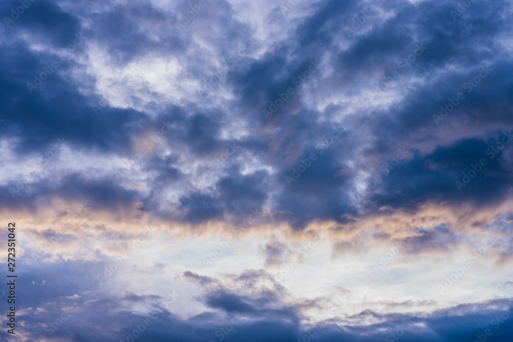 blue sky and white clouds. blue sky and white clouds.