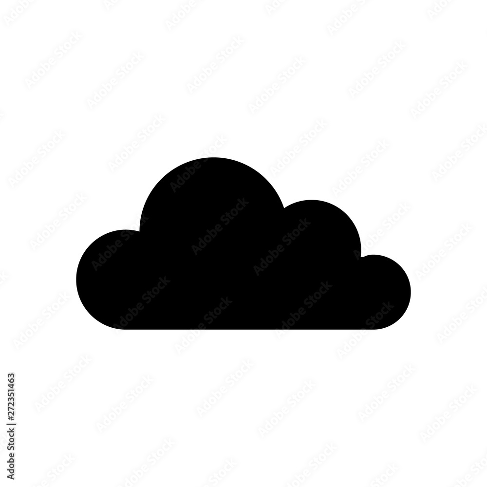 Cloud for graphic and web design. Vector sketch icon for infographic. Weather icon. Symbol for web button, mobile app. Cloud for graphic and web design. Vector sketch icon for infographic. Weather icon. Symbol for web button, mobile app.