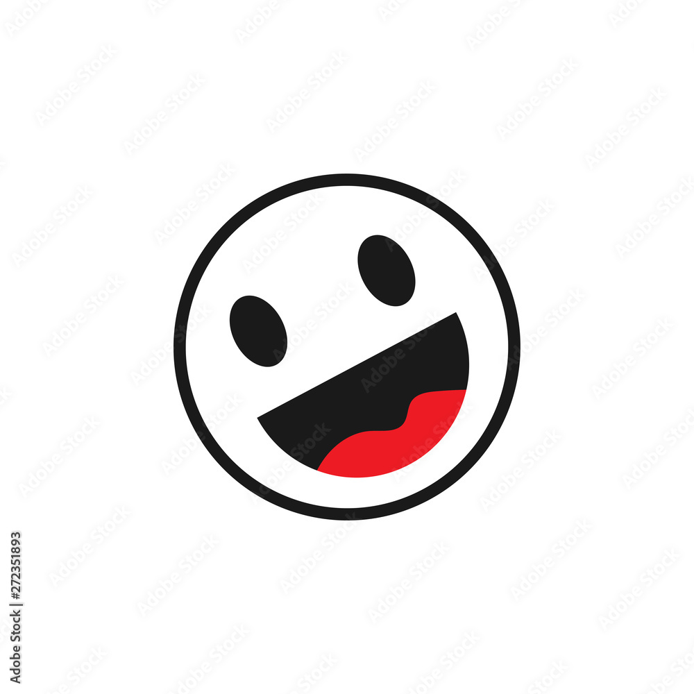 Happy emoticon graphic design template vector illustration Happy emoticon graphic design template vector illustration