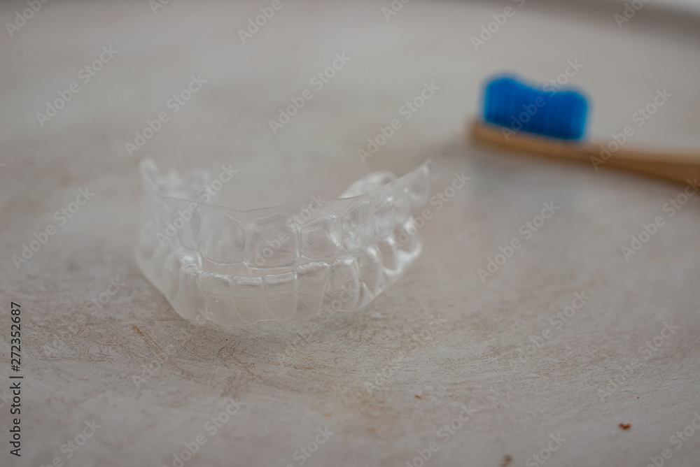 Inivisalign braces or aligner. A way to have a beautiful smile Inivisalign braces or aligner. A way to have a beautiful smile