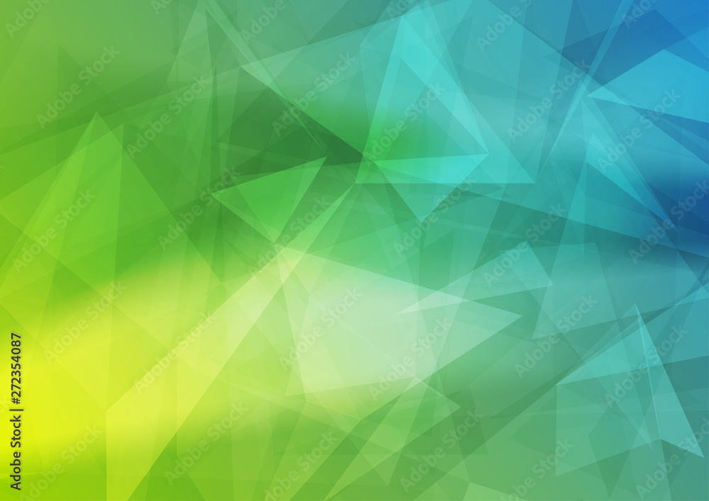 Green blue abstract low poly background Green blue abstract low poly background